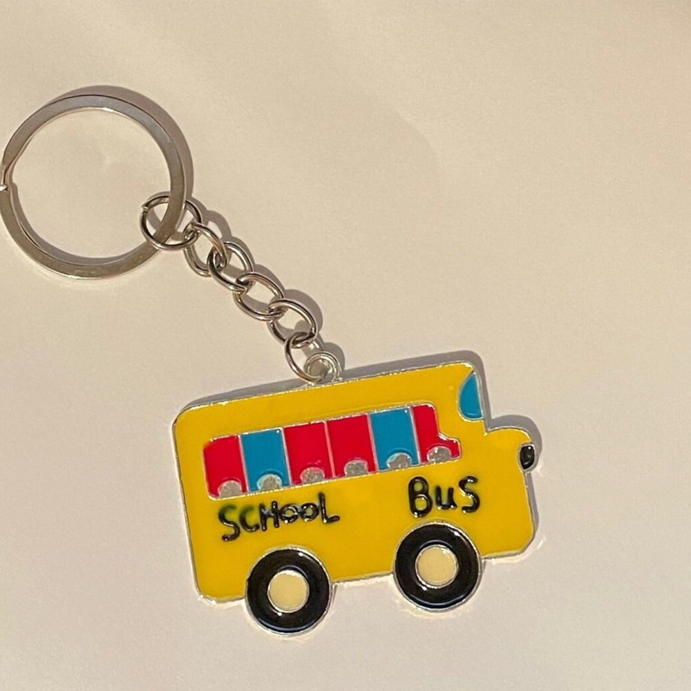 School Bus Keychain Bus Driverr